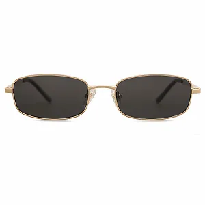 Солнцезащитные очки SOJOS Прямоугольные SJ1187 Ретро Тонкие 70-х 80-х Винтажные Трендовые Маленькие UV400 - Фото 1