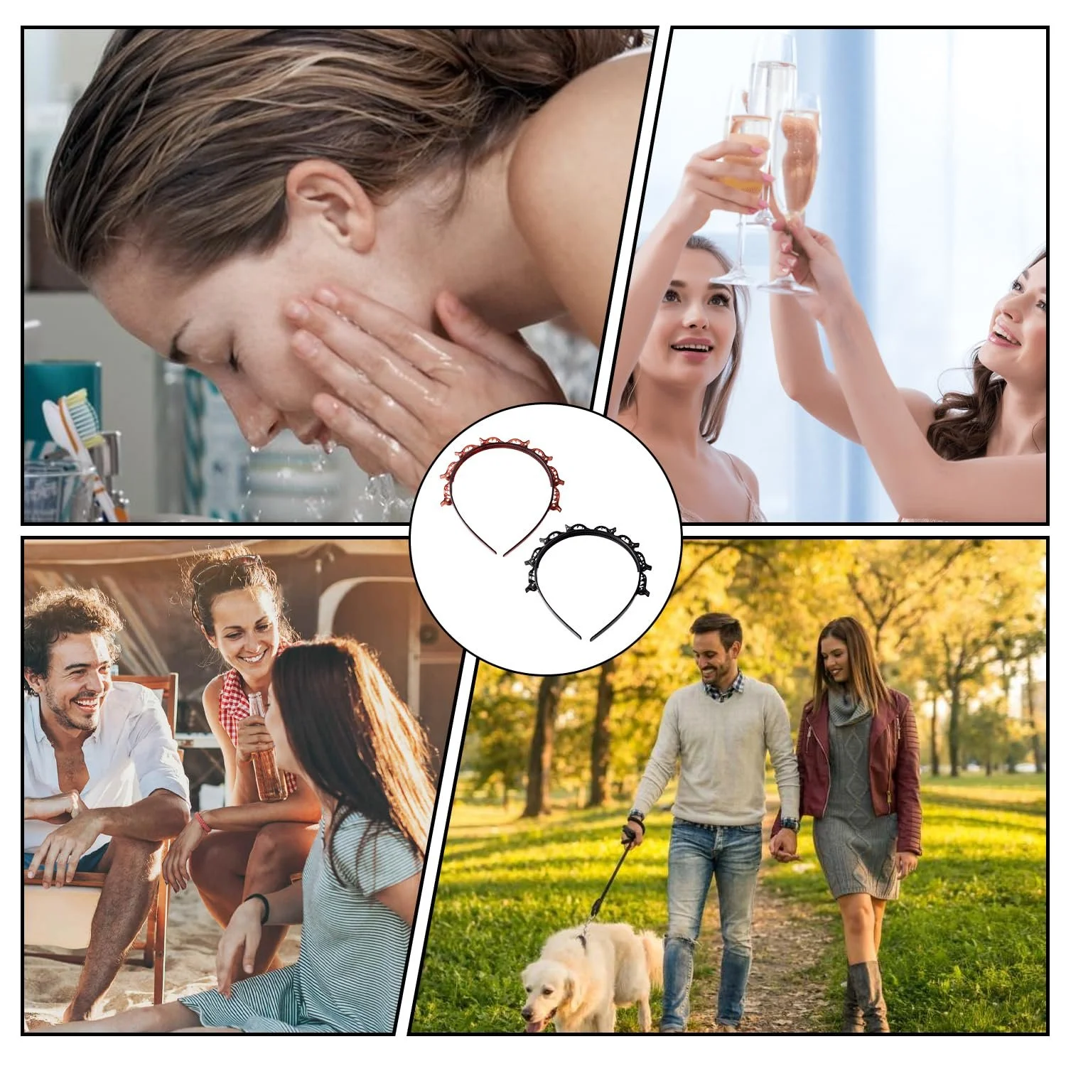 Обруч для волос с клипсами, фото №7 Обруч для волос с клипсами, фото №7