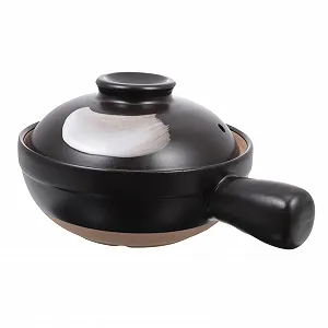 Керамическая кастрюля Garneck С крышкой С одной ручкой Малая Жаростойкая - Фото 1