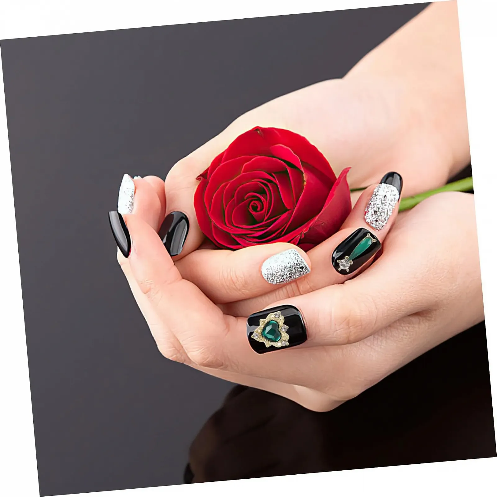 Украшения для ногтей (20 шт. в упаковке) из сплава, плоское основание, для DIY маникюра, Хэллоуин, фото №6