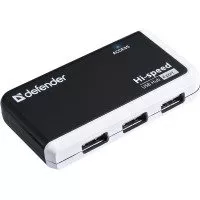 Комп аксесcуары DEFENDER (83504)Хаб 4xUSB 2.0 QUADRO INFIX, фото №1