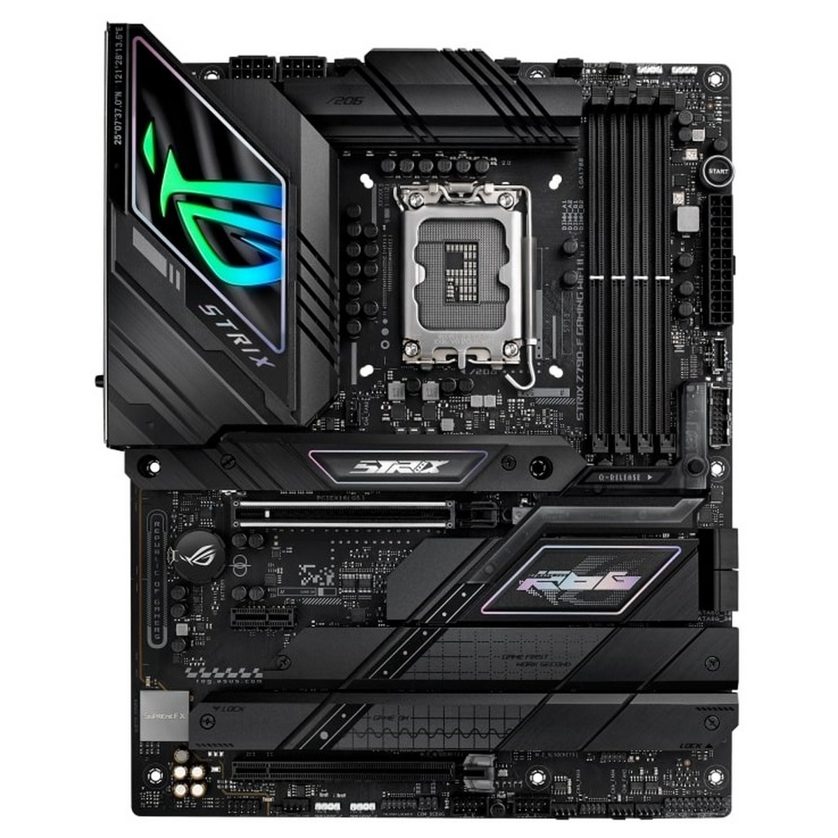 Матерінкова платка ASUS ROG STRIX Z790-F GAMING WIFI II 1700 Z790 4xDDR5 M.2 HDMI USB Type-C Wi-Fi BT, фото №1