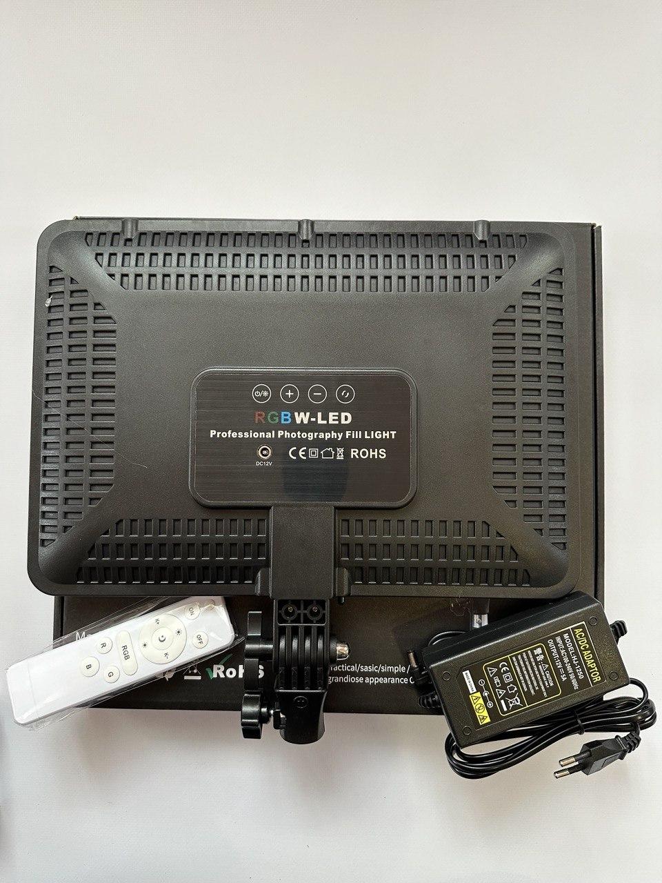Светодиодная панель для фотостудии Camera light PM-36 RGBW 3000K-6500K Штатив, фото №9