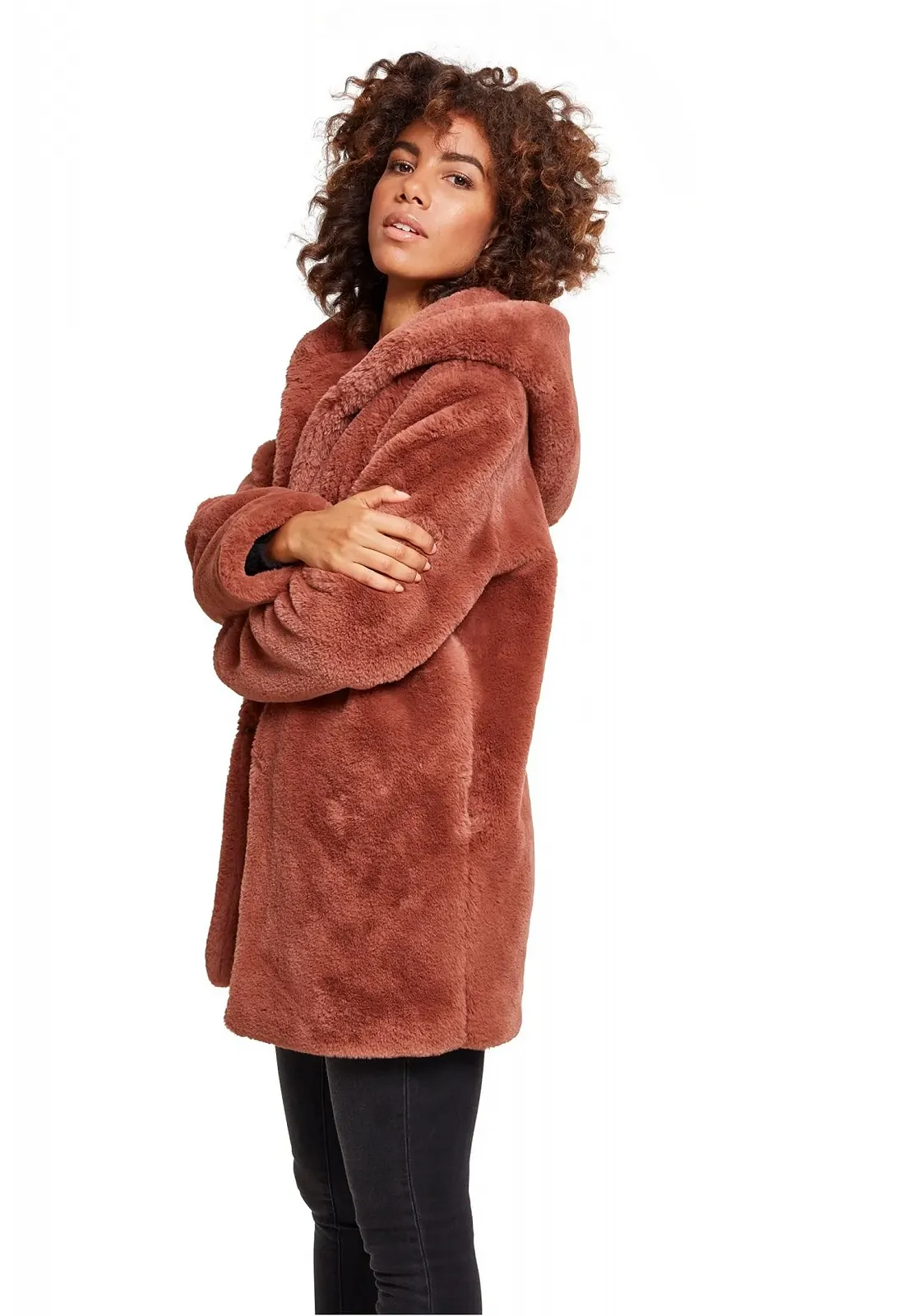 Пальто Teddy Urban Classics З капюшоном, фото №3