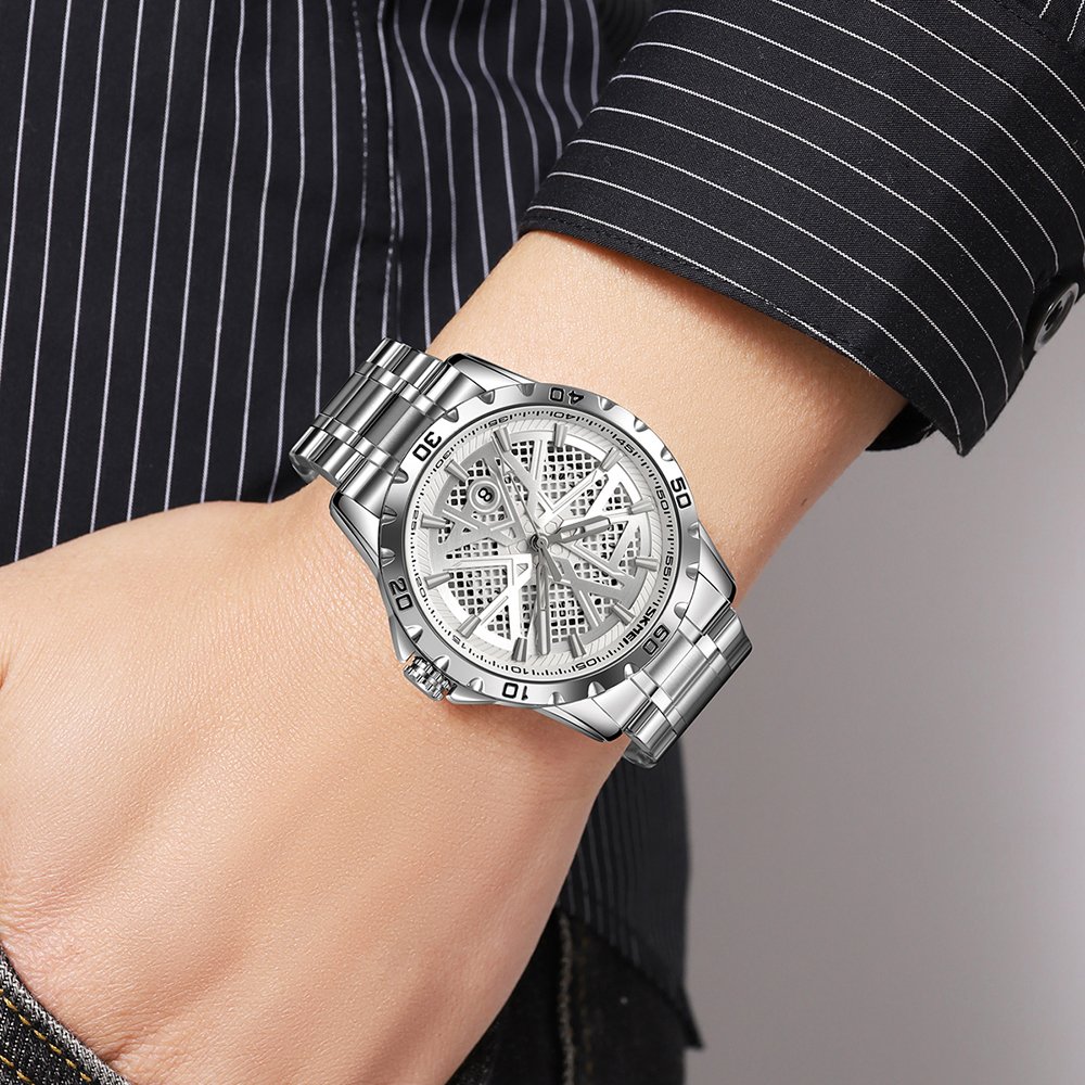 Годинник Skmei 9337SISI Silver, фото №3