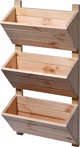 Купить Цветочная лестница dobar Green Label 58383FSCe 3 ящика дерево 38 x 17.5 x 79 см Натуральный - Фото 1 Цветочная лестница dobar Green Label 58383FSCe 3 ящика дерево 38 x 17.5 x 79 см Натуральный - Фото 1