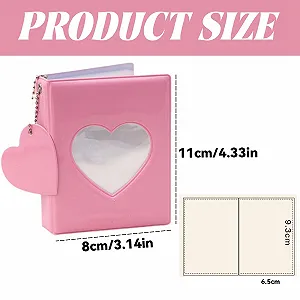 Мини-альбом для фотографий Kpop, практичный Kpop фотокарточек портативный удобный для коллекции фотографий synthetic.ua - Фото 1