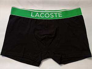 Чоловічі чорні труси боксери Lacoste - Фото 1