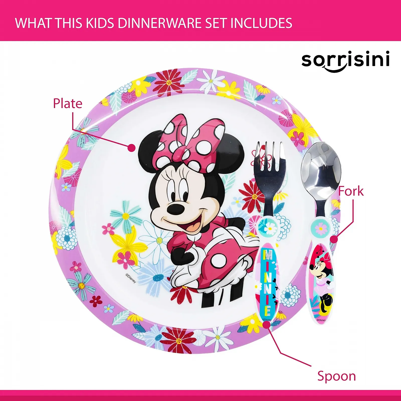 Набор детской посуды Sorrisini, фото №6 Набор детской посуды Sorrisini, фото №6