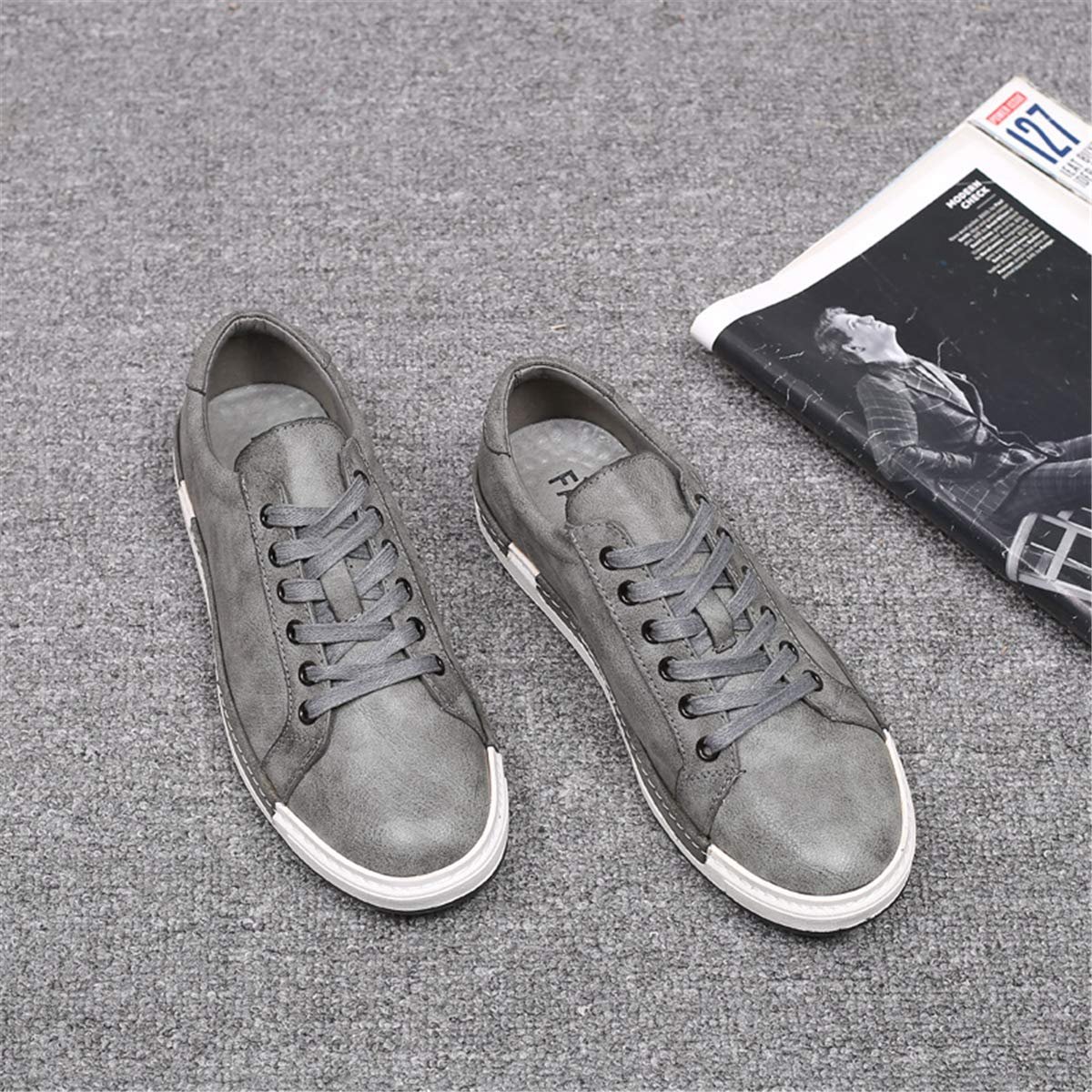 Кросівки AARDIMI чоловічі, повсякденні, зі штучної шкіри, весна-осінь, на шнурівці, фото №6