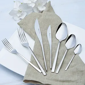 Набір столових приборів Karaca Everest Elegance, 84 предмети, для 12 осіб, нержавіюча сталь 18/10 - Фото 1