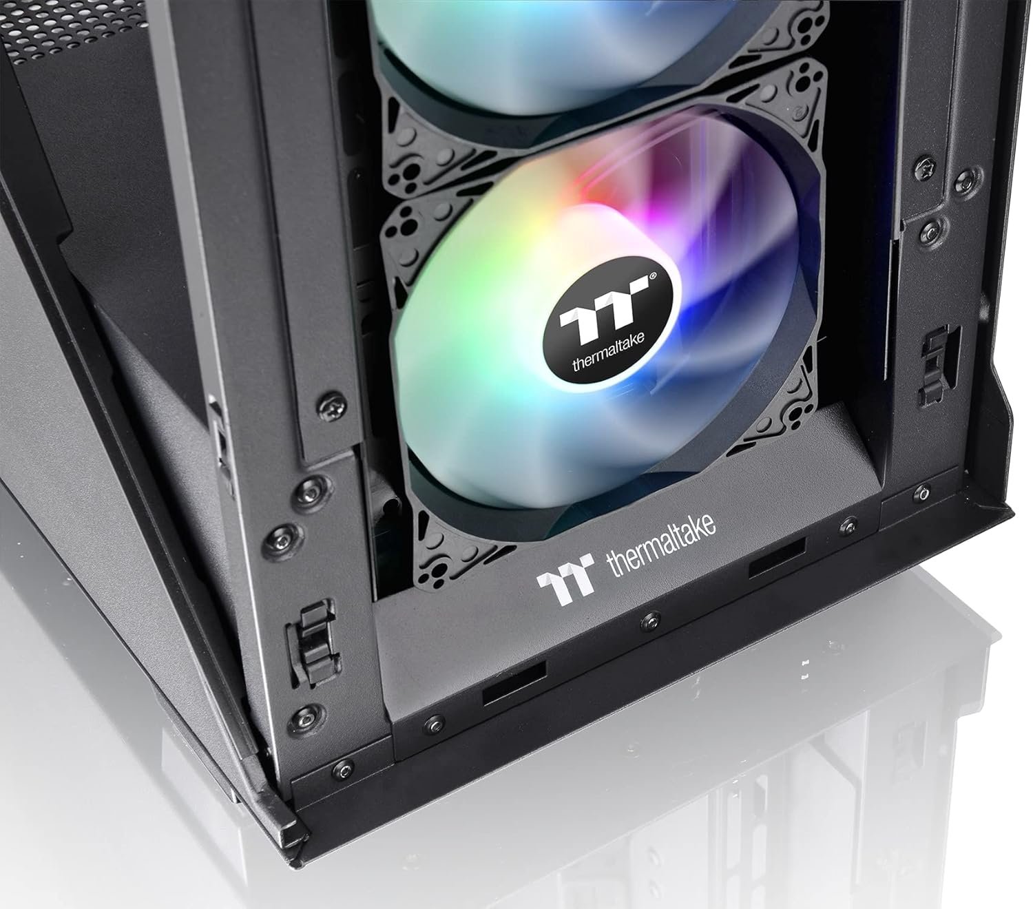 Корпус Thermaltake V350 TG ARGB Air (CA-1S3-00M1WN-03) / без БЖ / Чорний, фото №6