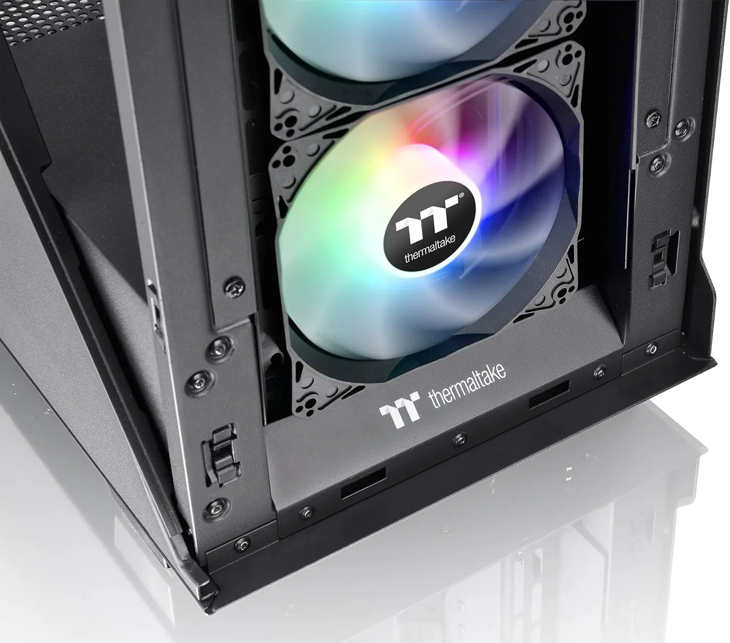 Корпус Thermaltake V350 TG ARGB Air (CA-1S3-00M1WN-03) / без БЖ / Чорний, фото №6 Корпус Thermaltake V350 TG ARGB Air (CA-1S3-00M1WN-03) / без БЖ / Чорний, фото №6