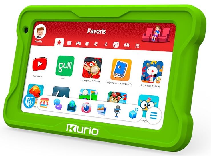 Планшет 7" KURIO Gulli K01023 2/32Gb 4 ядра Android 13 Зелений, фото №1