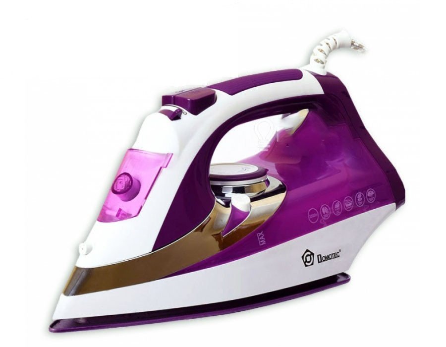 Утюг Domotec 2200W керамічна підшлунка, фото №1
