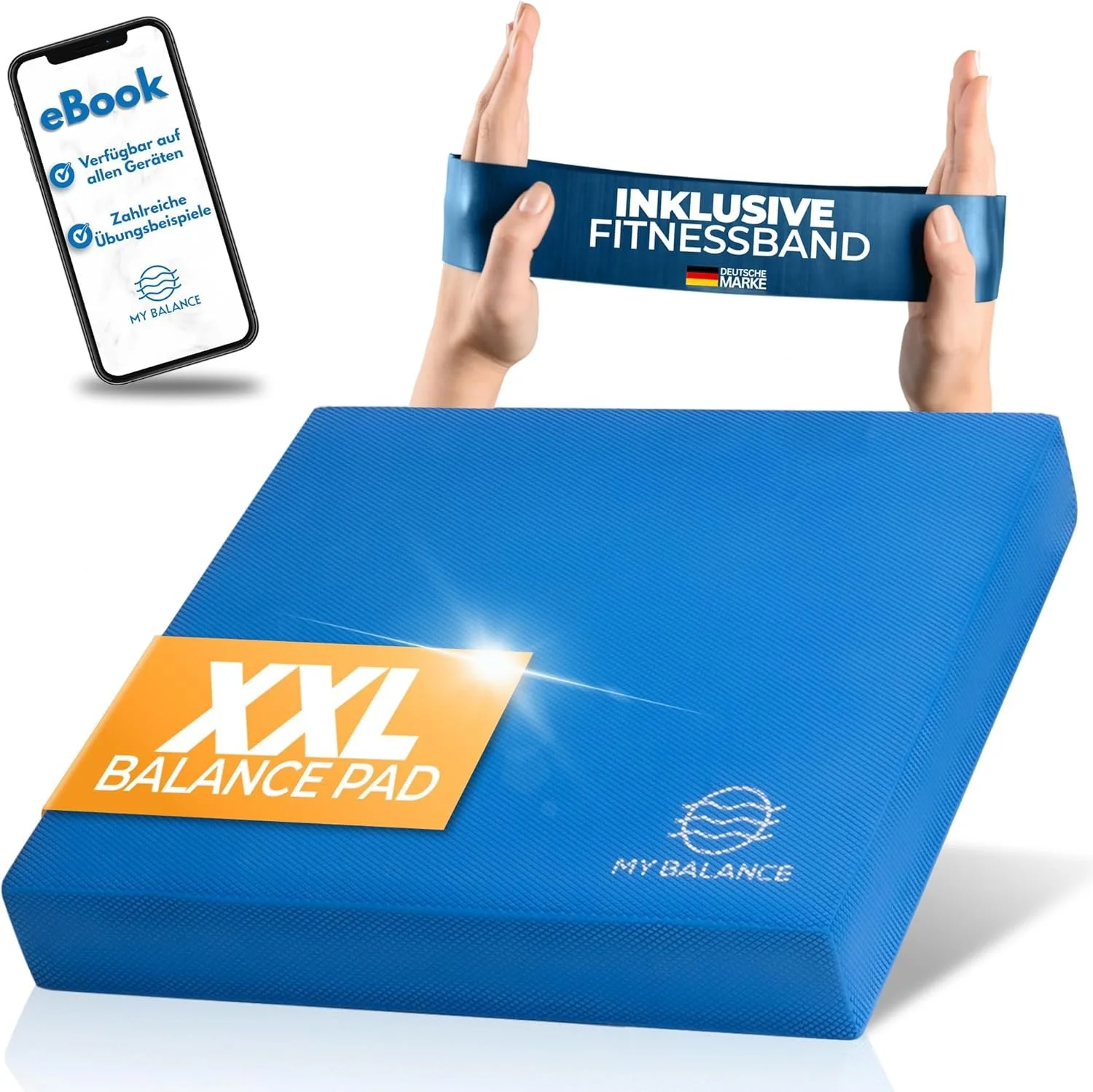 Балансувальна подушка My Balance XXL Синій, фото №1 Балансувальна подушка My Balance XXL Синій, фото №1