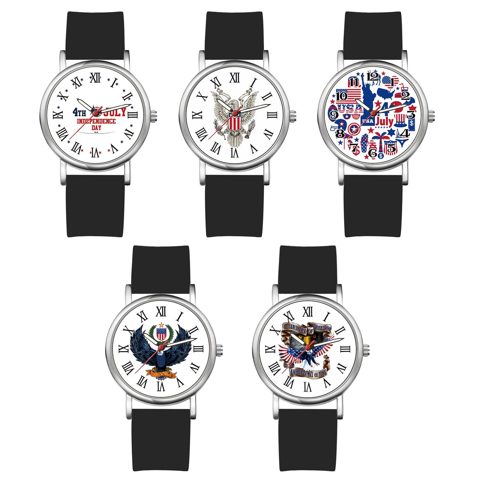 Годинник Жіночий Кварцовий JewelryWe Аналоговий З М'яким Силіконовим Ремінцем, фото №6