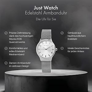 Часы Just Watch Женские JW10141 Аналоговые Кварцевые synthetic.ua - Фото 1