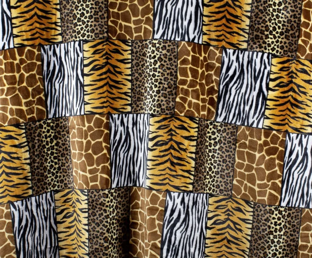 Плед Trendyshop365 Africa Animal 150 x 200 см Зебра Жираф Леопард (2 шт. в упаковці), фото №5