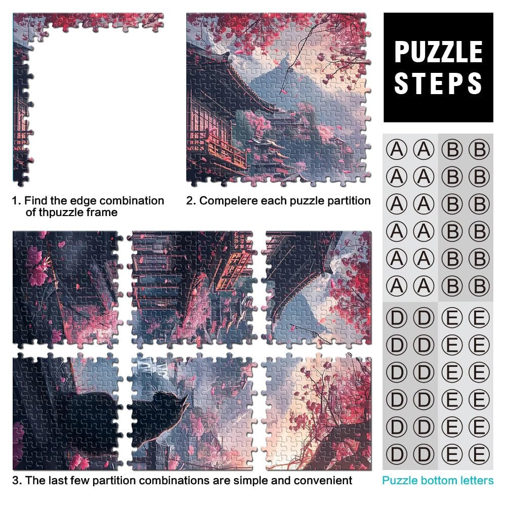 Пазл Кот и сакура Japan Artist Collection 1000 элементов 75 x 50 см, фото №3 Пазл Кот и сакура Japan Artist Collection 1000 элементов 75 x 50 см, фото №3