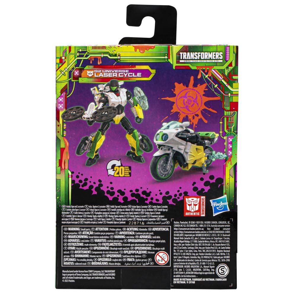 Трансформер Deluxe Класу Generations Legacy Evolution G2 Universe Laser Cycle 14 см, фото №5