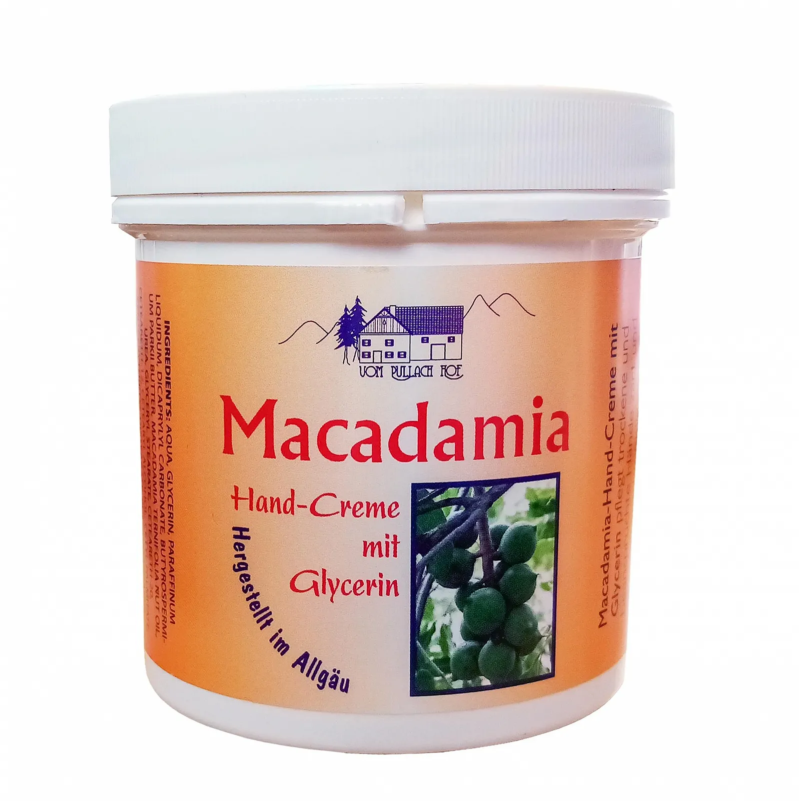 Крем для рук ECO Macadamia з гліцерином і маслом ши для сухої та пошкодженої шкіри 250 мл, фото №1