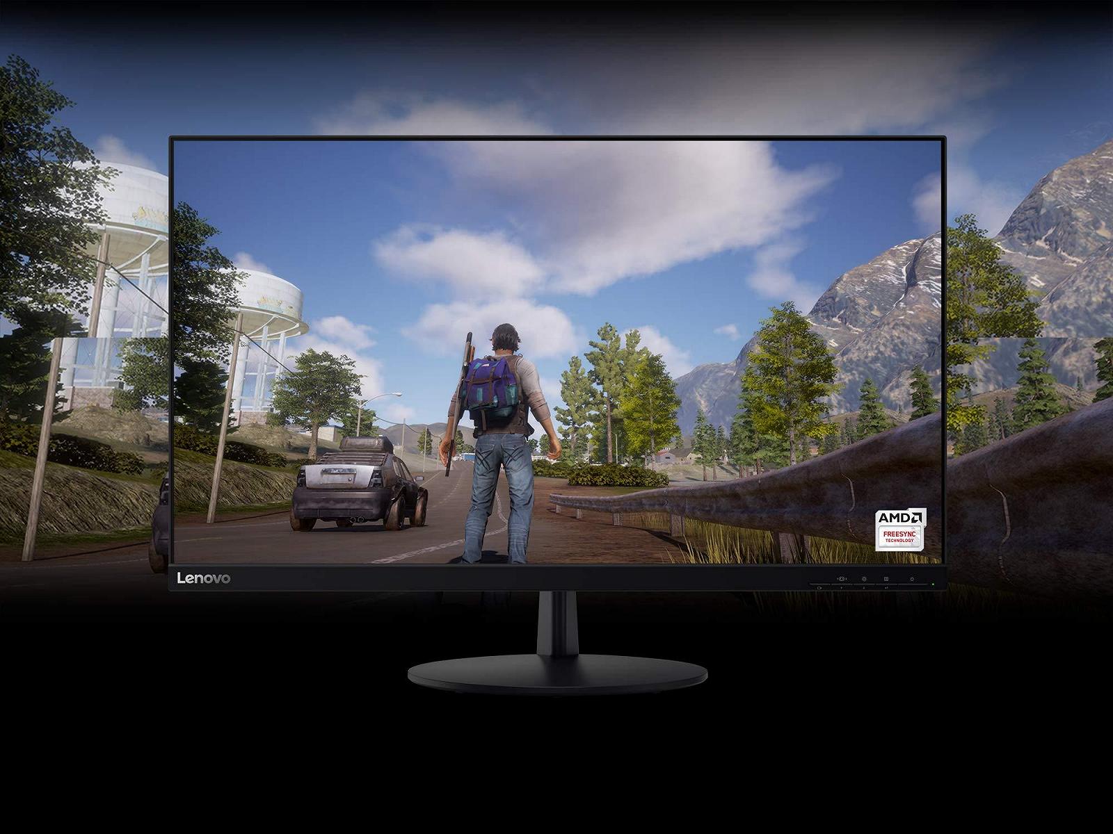 Монитор Lenovo L28u-30 71.12 см (28 дюймов, 3840 x 2160, UHD, 60 Гц, WideView, Anti-Glare) Черный, фото №2