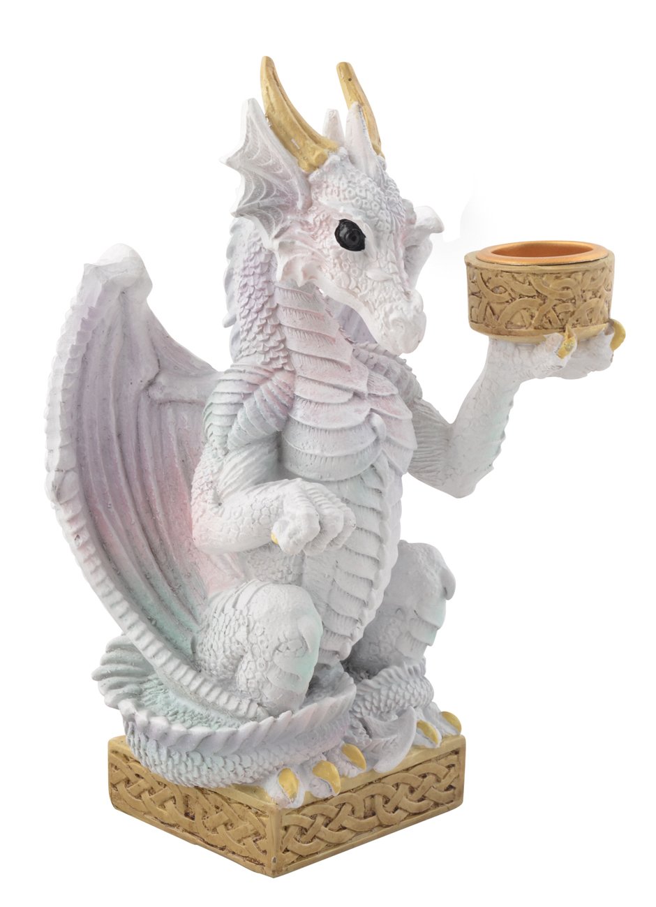 Фігурка Gothik 16 см білий дракон, фото №1