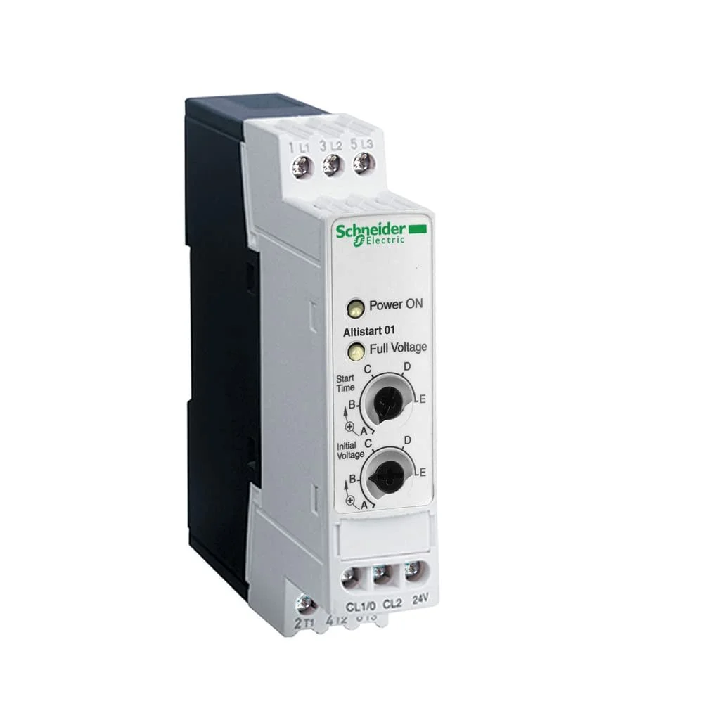 Пристрій плавного пуску Schneider Electric ATS01N106FT ATS01 / 6A / 400 В / Сіро-білий, фото №1 Пристрій плавного пуску Schneider Electric ATS01N106FT ATS01 / 6A / 400 В / Сіро-білий, фото №1