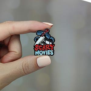 Металлический значок пин Фильмы ужасов Scary Movies - Фото 1