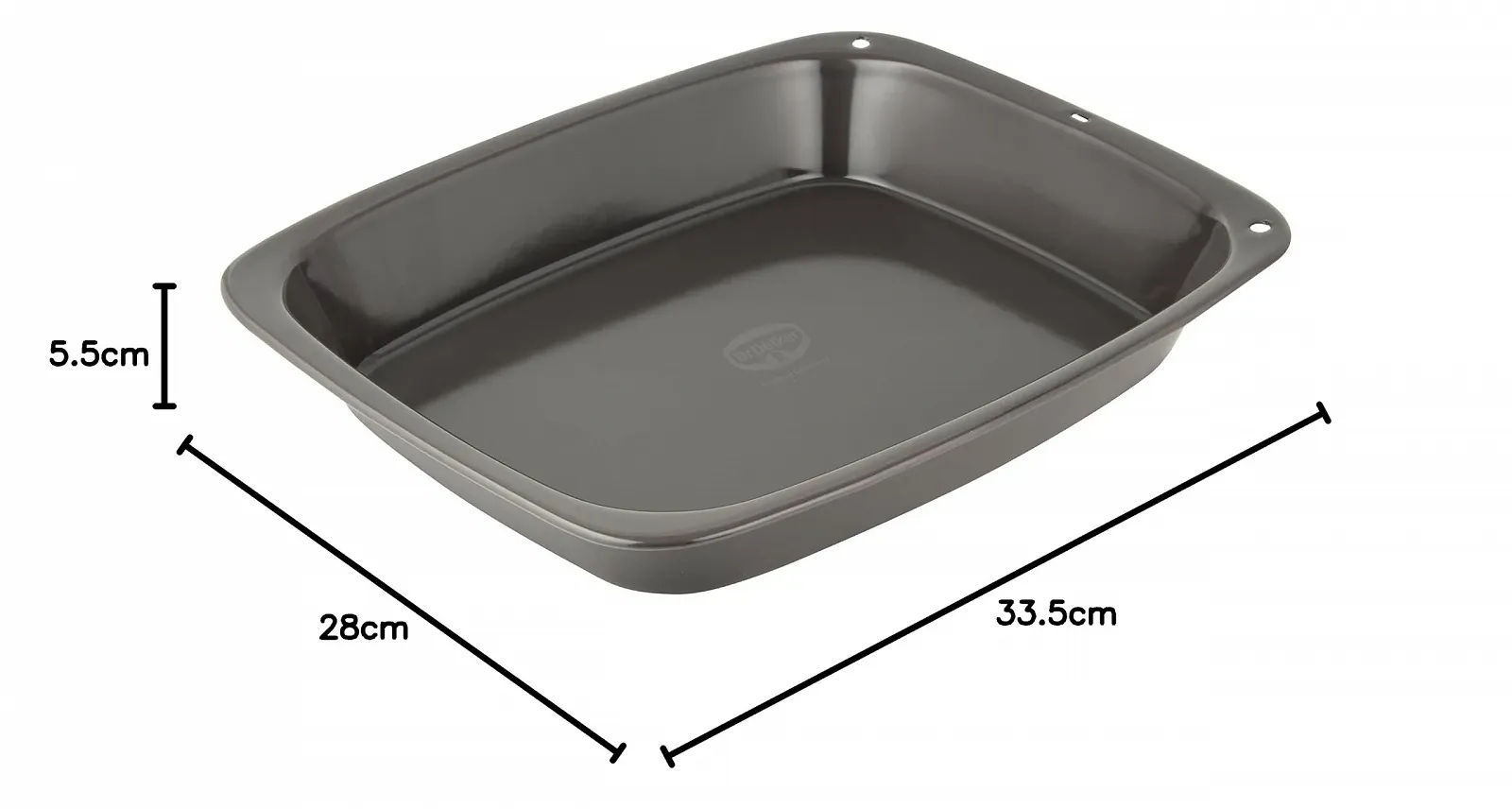 Форма для запікання Dr. Oetker Back Fun 33.5 x 28 см Емальована Grey/Blue, фото №3 Форма для запікання Dr. Oetker Back Fun 33.5 x 28 см Емальована Grey/Blue, фото №3