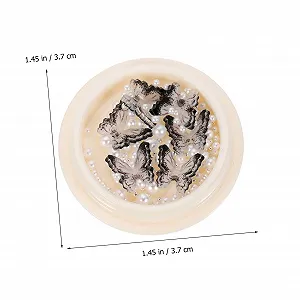 Стразы для ногтей Healvian, 16 коробок, темные, жемчужные, драгоценные камни, аксессуары для ногтей, ювелирные изделия, гвоздики, украшения для ногтей, смола synthetic.ua - Фото 1