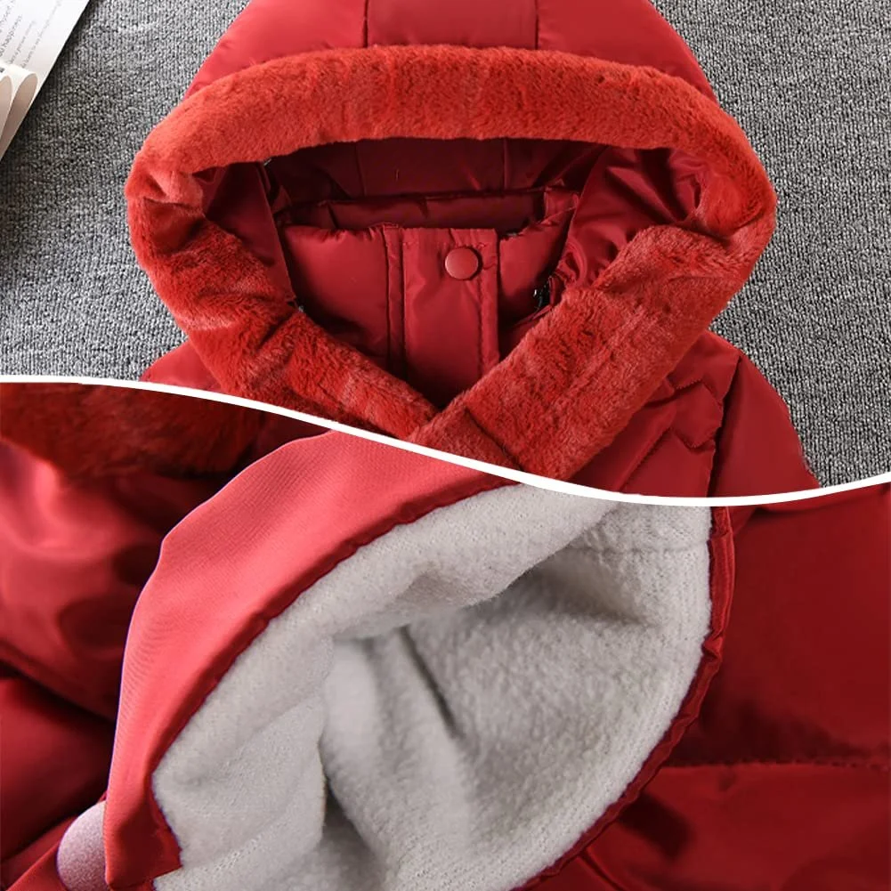 Зимова Куртка Amur Leopard для Дівчат, Тепла Вітрозахисна Куртка, фото №5