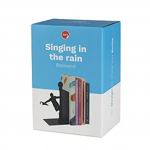 Тримач для книг Balvi Singing In The Rain Метал Чорний колір Декоративний synthetic.ua - Фото 1