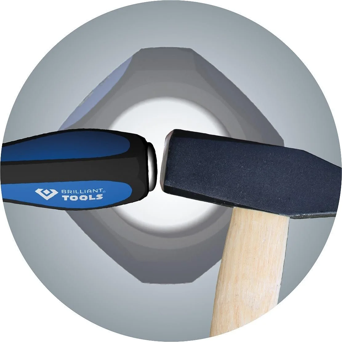 Шліцьова викрутка KS Tools 5.0 x 75 мм з ударним ковпачком, фото №9