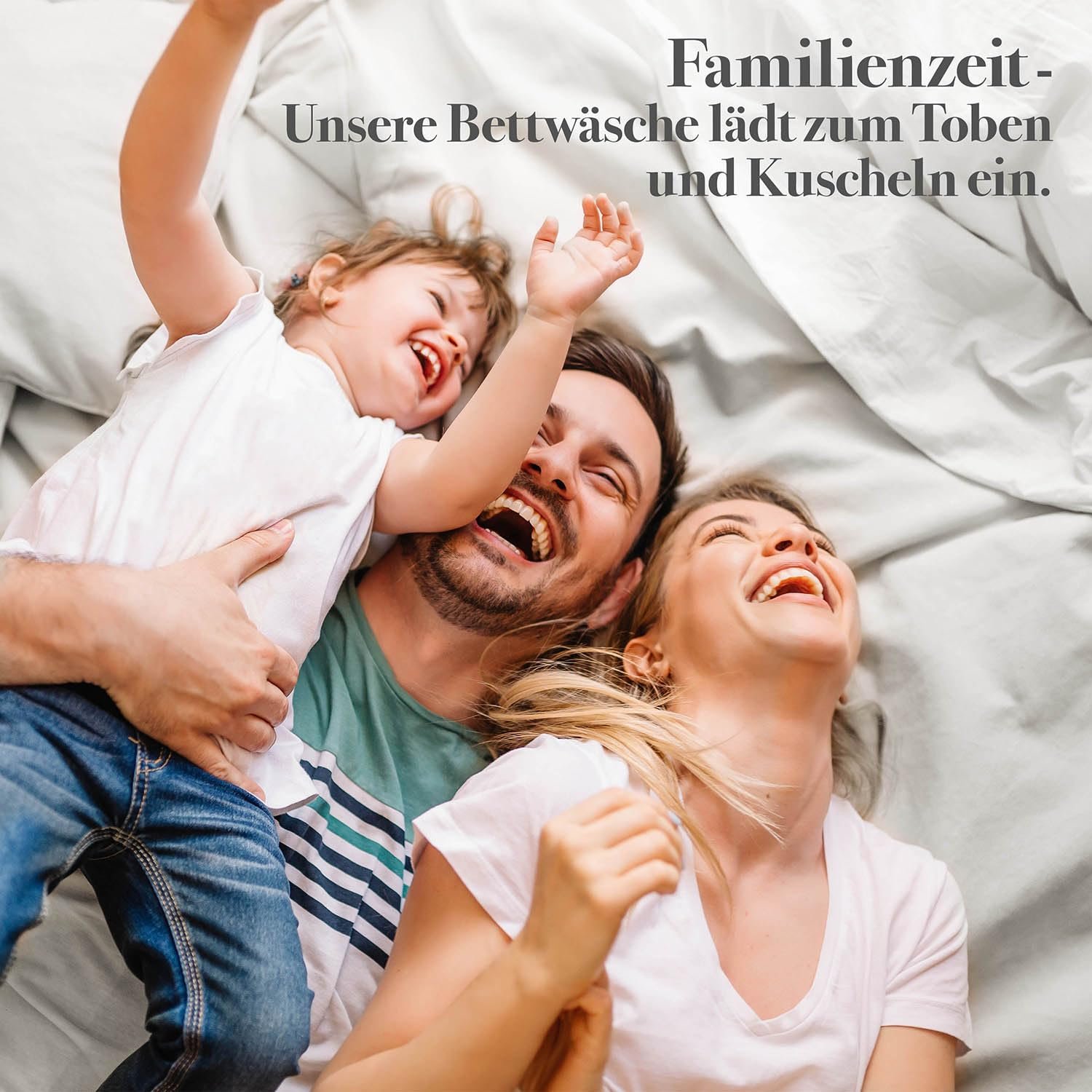 Постільна білизна Blumtal 135x200 з 100% бавовни, льон, антрацит, 80x80, фото №7