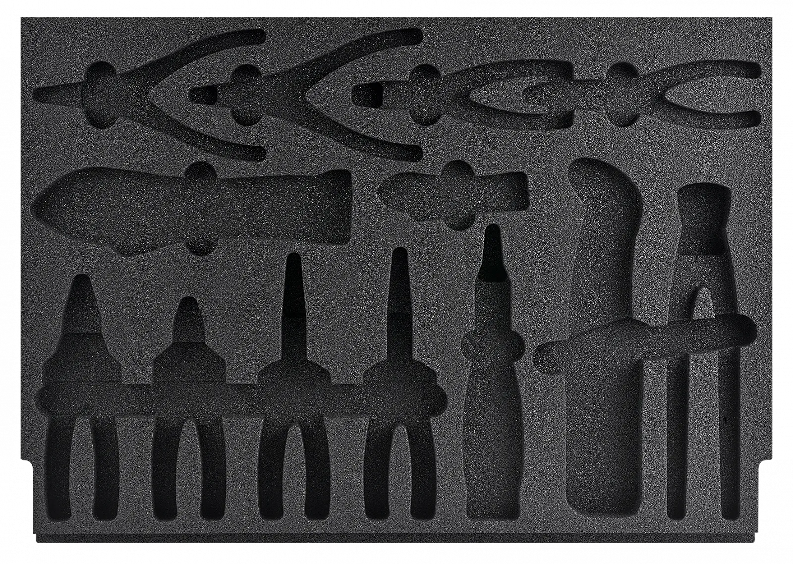 Ложемент из вспененного материала SW-STAHL Z3000-EINLAGE25 пустой для Z3000-25, фото №1