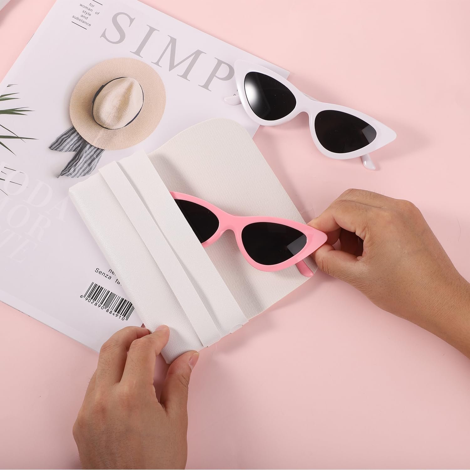 Солнцезащитные Очки Кошачий Глаз BOXOB Набор из 2 для Женщин, фото №5