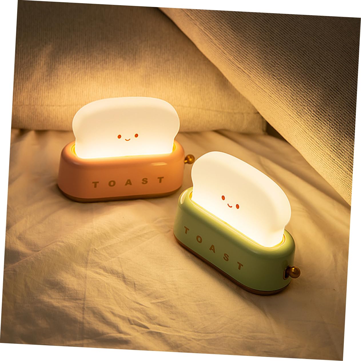 Светильник Housoutil LED Hipc детский USB-зарядка тостер с ночником, фото №7