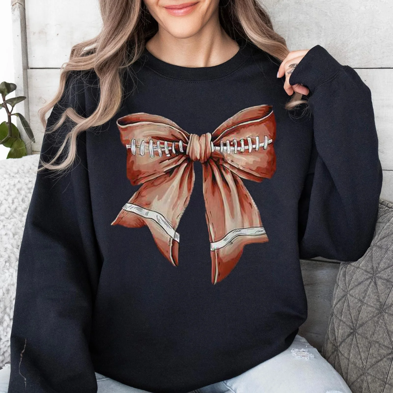 Жіночий Светр SANSIWU Вільного Крою З Принтом, фото №6 Жіночий Светр SANSIWU Вільного Крою З Принтом, фото №6