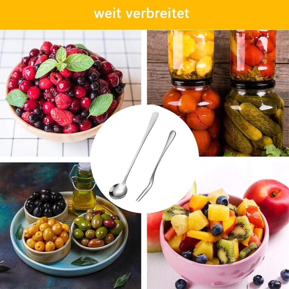 Ложка для оливок з нержавіючої сталі, фото №6