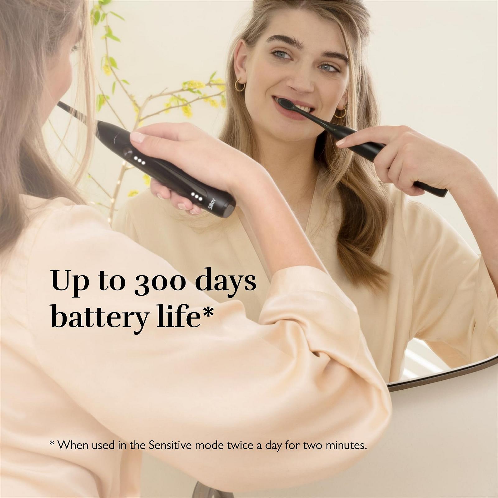 Звуковая зубная щетка Silk'n SonicYou Black с работой от аккумулятора до 300 дней, фото №5