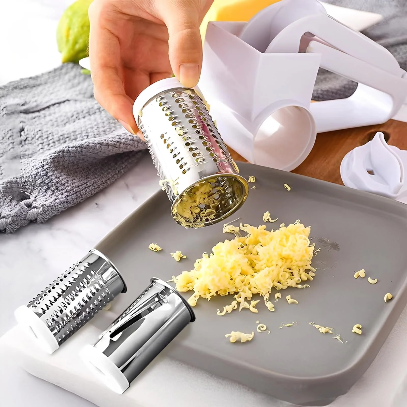 Терка 3-в-1 Berglander для творога, с ручкой, фото №6 Терка 3-в-1 Berglander для творога, с ручкой, фото №6