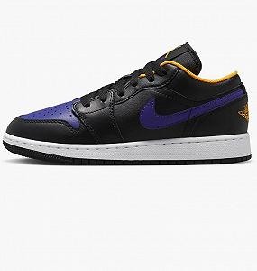 Кросівки Air Jordan 1 Low Lakers GS 36 - Фото 1