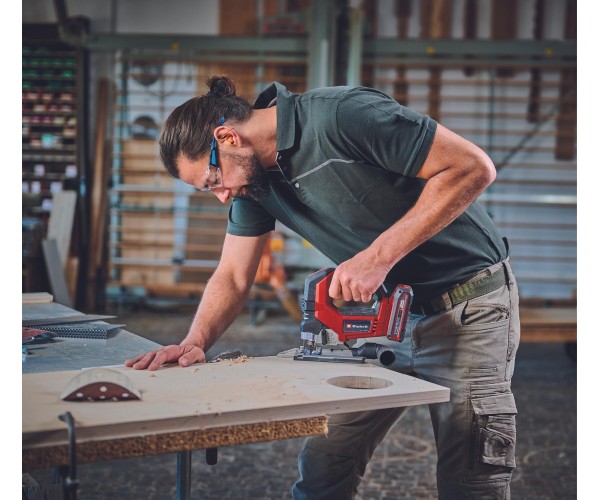 Einhell Лобзик TP-JS 18/135 Li BL Solo акумуляторний PXC 18В 3500об•хв, безщітковий плавний пуск ход 26 мм 2.2 кг без АКБ і ЗП, фото №3