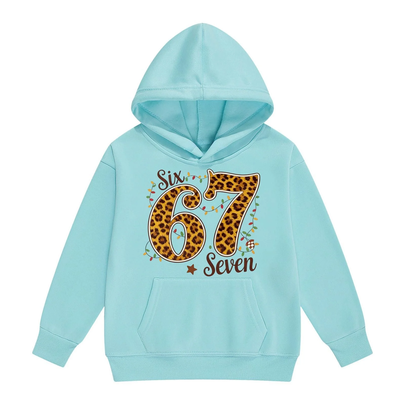 Худи Толстовка для девочки Детская толстовка с принтом Худи Мягкий флис Теплый дышащий свитшот Повседневный модный для отдыха Удобная игра Лонгслив Куртка, фото №1