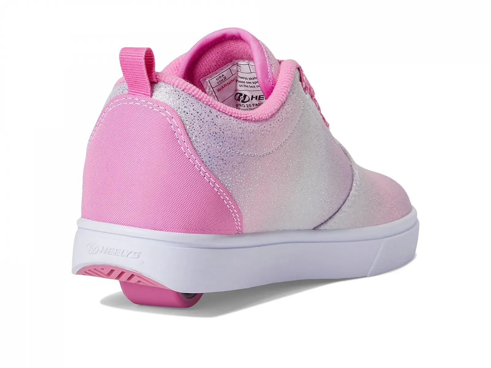 Кроссовки на роликах Heelys Pro 20 Fade Silver Pink, фото №5