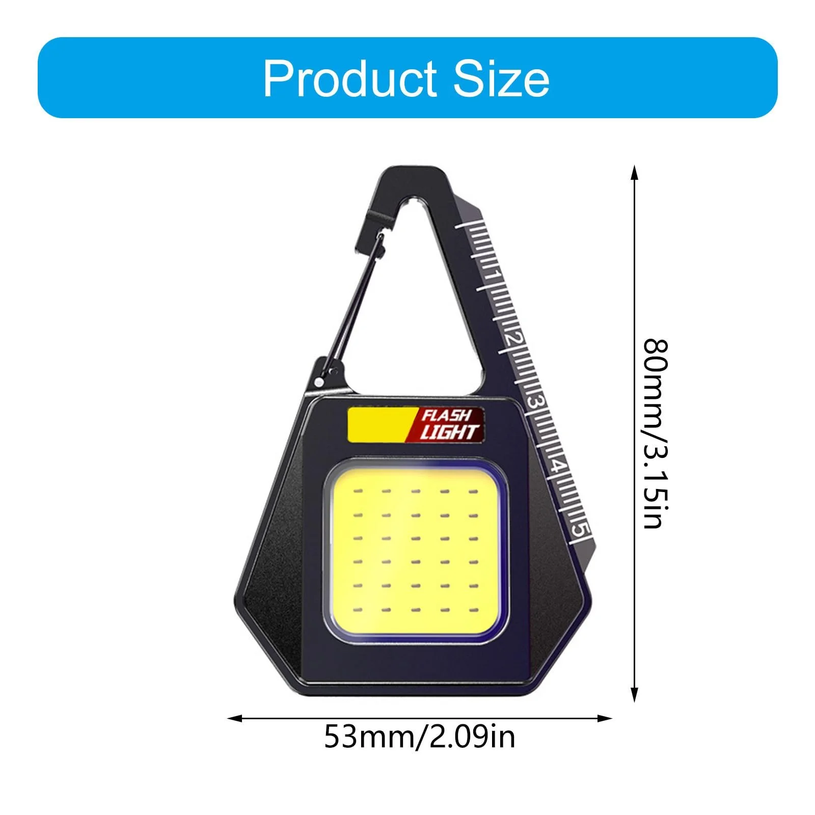 Ручний ліхтарик для надзвичайних ситуацій Camping LED Pocket Lamp Work Bright для кемпінгу, риболовлі, прогулянок, багатофункціональний ручний для надзвичайних ситуацій, фото №7