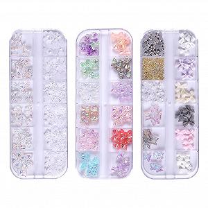 Прикраса для нігтів 3D бантики Різні форми Підвіски - Фото 1