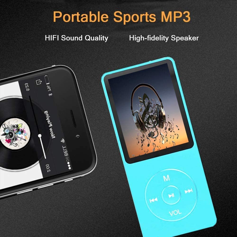 MP3 плеер, 16GB Micro SD Card, ультратонкий, встроенный динамик, просмотр фото, воспроизведение видео, FM-радио, диктофон, чтение электронных книг, фото №5